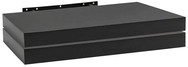 Woltu Wandregal, 2er-Set Wandboard CD DVD Regal Bücherregal Holz Board