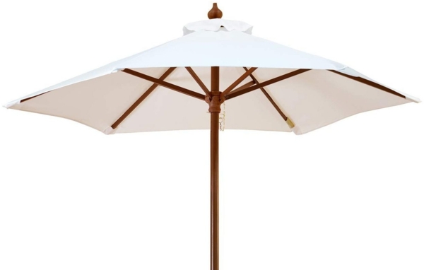 Kai Wiechmann Sonnenschirm Kompakter Balkonschirm 180 cm als hochwertiger Schattenspender, Strandschirm mit Tragetasche, Windauslass & UPF50+ Bild 5