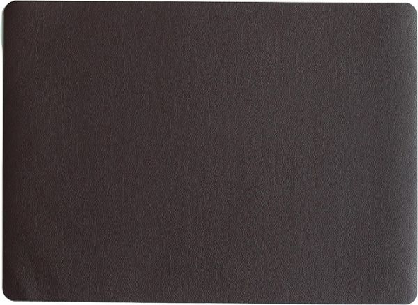 ASA Selection 7804420 Lederoptik Tischset, 46 x 33 cm, Polychlorid, schoko