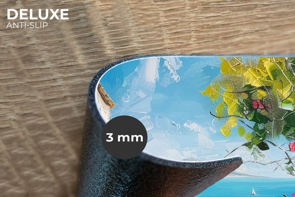 MuchoWow Platzset Landschaft - Blumen - Natur - Sommer, (6-St), Platzsets, Tischset, Abwaschbar, Tischsets, Platzdeckchen