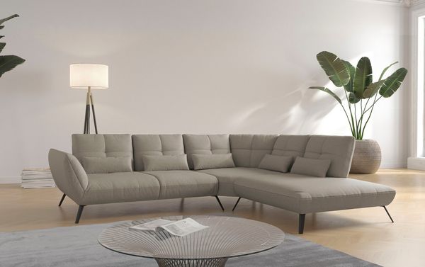 OTTO home Ecksofa Mikado L-Form, inkl. Sitztiefenverstellung und Armteilverstellung