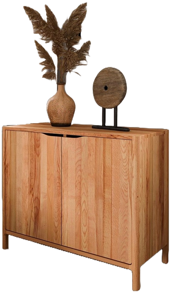 Kommode Swig aus Kernbuche massiv geölt 95x50 cm mit 2 Türen