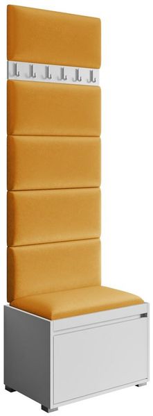 MIRJAN24 Garderoben-Set Grawis 60 IV, (Komplett-Set, 6x Wandpaneel 60x30, Schuhschrank, Kleiderhakenbrett), Enthält 6 Kleiderhaken für Kleidung