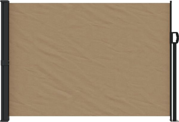 vidaXL Seitenmarkise Ausziehbar Taupe 140x300 cm 4004304 Bild 3