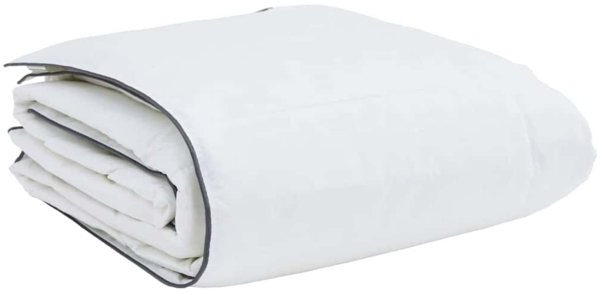 vidaXL Winterbettdecke mit Kissen 2 pcs Weiß Daunenfeder 3376162 Bild 4