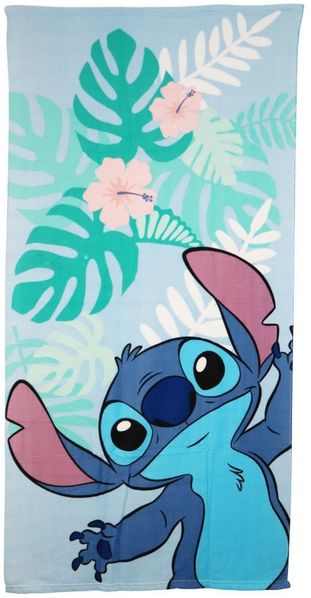 Disney Strandtuch Disney Lilo und Stitch Mikrofaser Badetuch XL 70x140 cm