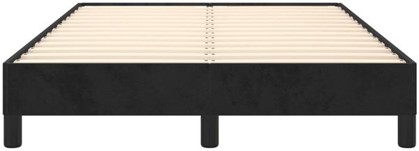 vidaXL Bettgestell ohne Matratze Schwarz 120x190 cm Samt 379504 Bild 5