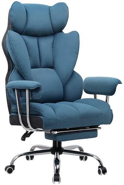 GTPLAYER Gaming-Stuhl Ergonomischer Bürostuhl Gaming Stuhl, Gamer Stuhl 150kg Belastbarkeit (Packung), Schreibtischstuhl Chefsessel mit Fußstütze höhenverstellbar kunstleder