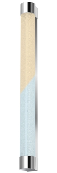 LED Wandleuchte, Kristall, CCT, dimmbar, IP44, L 59,2 cm