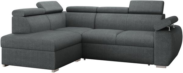 Ecksofa Boston (Farbe: Flow 21, Seite: Rechts LXp+R+2r)