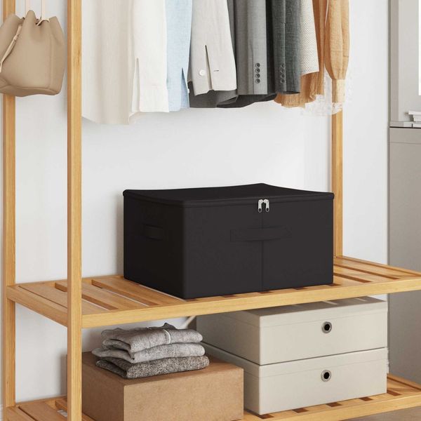 vidaXL Aufbewahrungsbox 24 pcs Anthrazit 43 x 34 x 23 cm Vliesstoff 42024579