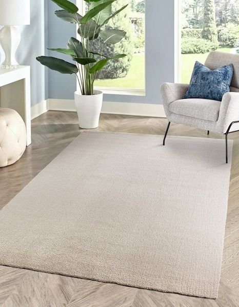 Rikmani Teppich Waschbarer Teppich Kurzflor-Teppich für Wohnzimmer, Esszimmer, Schlafz