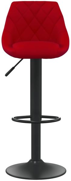 vidaXL Barhocker 2 Stk. Weinrot Samt [335355] Bild 4