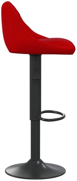 vidaXL Barhocker 2 Stk. Weinrot Samt [335355] Bild 5