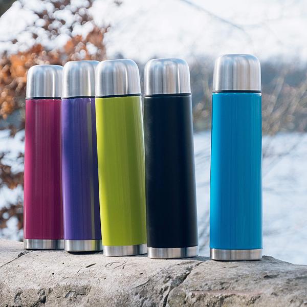 Isolierflasche 1 Liter Lavendel, Drehverschluss