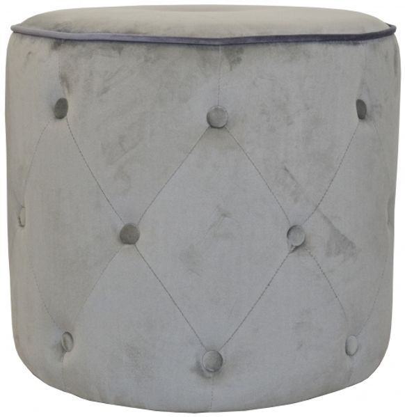 Sitzhocker/-pouf "Madagaskar" grau