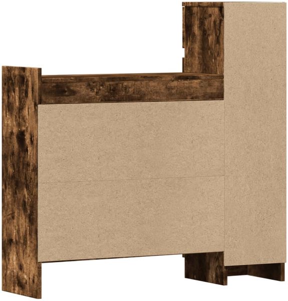 vidaXL Schuhschrank Räuchereiche 100,5x28x100 cm Holzwerkstoff 840426 Bild 8