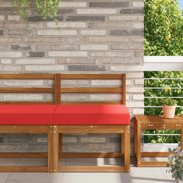 vidaXL Sofakissen für draußen Rot 60 x 60 x 8 cm Polyester 900699