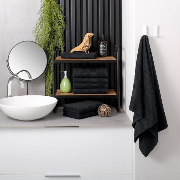 OTTO home Handtücher Vanessa, 8 Handtücher, 50x100cm, in Standard- und Premium-Qualität, Walkfrottee (Set, 8-St), Handtücher mit Bordüre, 100% Baumwolle, einfarbig, weich