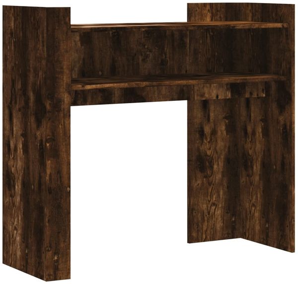 Konsolentisch, Beistelltisch, Konsole Räuchereiche 100x35x90 cm Holzwerkstoff