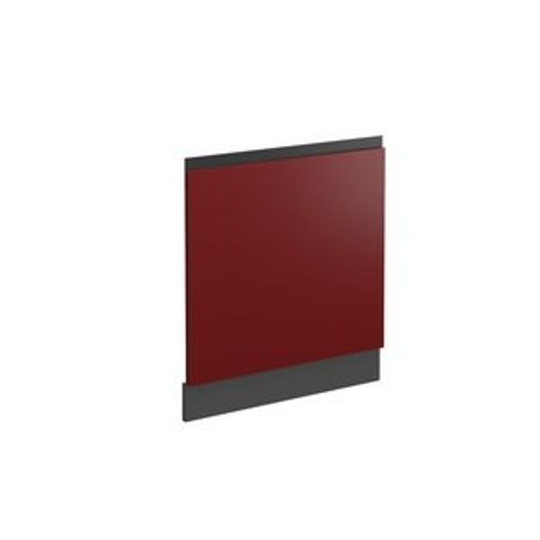 Frontblende R-Line Rot 59.6 cm J-Shape, ohne Arbeitsplatte Vicco Bild 6