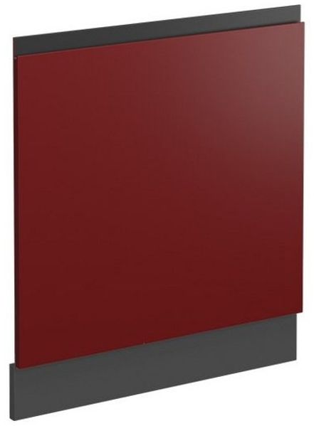 Frontblende R-Line Rot 59.6 cm J-Shape, ohne Arbeitsplatte Vicco Bild 5