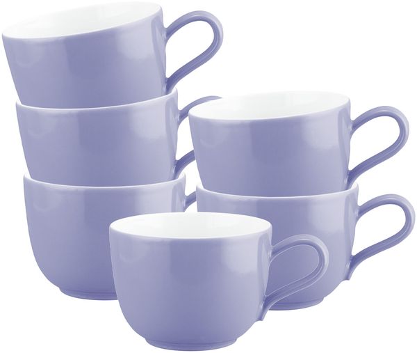 Seltmann Weiden Liberty Pure Colors Kaffeetasse 260 ml 6er Set - Grape Purple