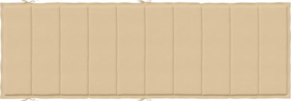 vidaXL Sonnenliegen-Auflage, Melange Beige, 3 x 186 x 58 cm Bild 6