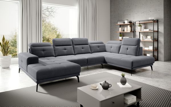 Wohnideebilder Bretan Dunkelgrau Ecksofas & Eckcouches CO-BRE-RT-06SAV