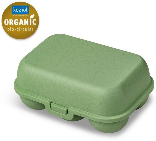 Koziol Eierbox Eggs To Go Mini nature leaf green