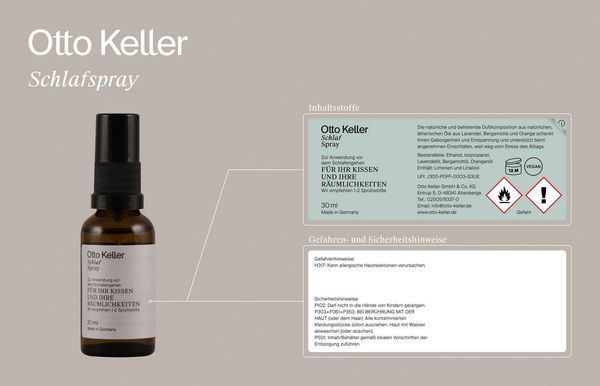 Otto Keller Gänsedaunenbettdecke Bella, Bettdecken für Sommer oder Winter, Decke, Downpass, Füllung: 90% Gänsedaunen, 10% Federn, Bezug: 100% Baumwolle, Bettdecke 135x200 cm, Hausstauballergiker. GRATIS DAZU: Schlafspray