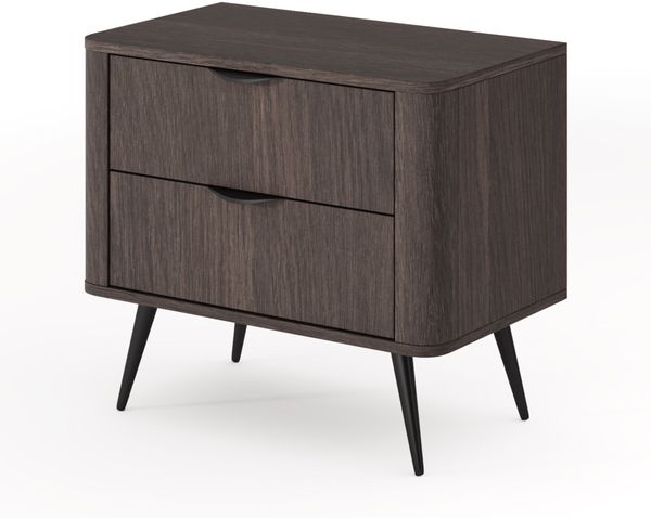 Selsey 'Veris' – Nachttisch mit 2 Schubladen, Dunin-Eiche, 63 cm