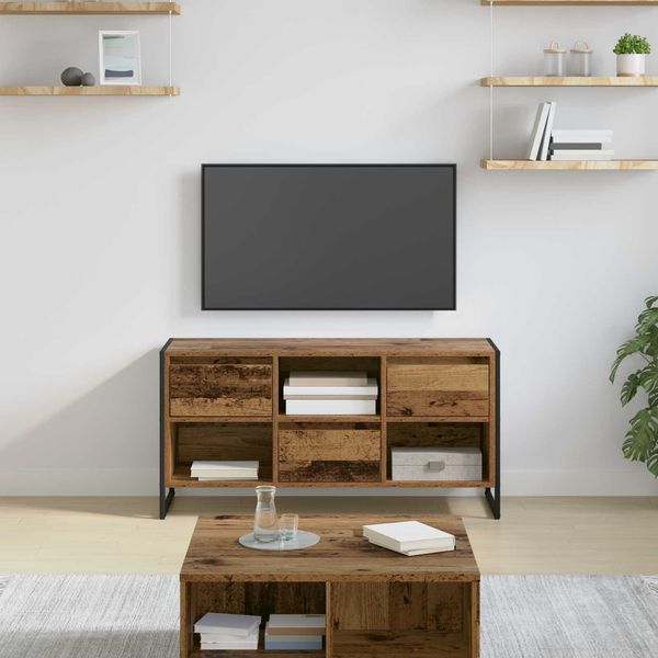 vidaXL TV-Schränk Altholz 100 x 36 x 49,5 cm Holzwerkstoff 886508