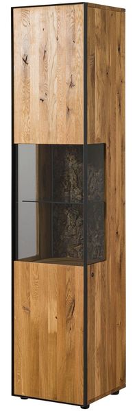 Vitrine Wildeiche 43x45x200 natur geölt STARNBERG #05