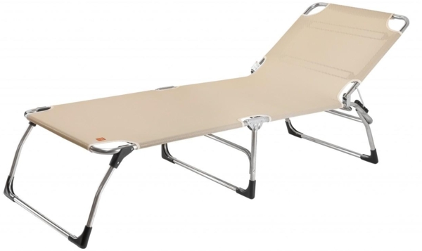 Dreibeinliege Amigo BIG aus Aluminium Taupe