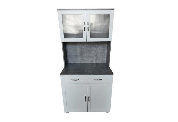 HTI-Line Hochschrank Küchenbuffet Blanca (Stück, 1-St, 1x Schrank Blanca, ohne Dekoration) Küchenschrank Hochschrank