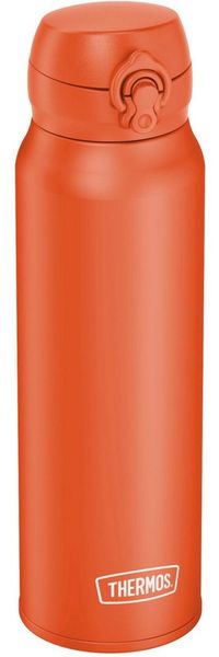 THERMOS ULTRALIGHT BOTTLE 0,75l, glowing orange mat, Thermosflasche aus Edelstahl, 10 heiß / 20 h kalt, absolut dicht für Wasser, Tee, stille Getränke