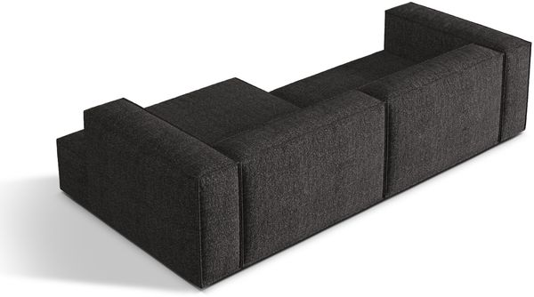 Micadoni Ecksofa Nuria 4-Sitzer Rechts Boucle Anthrazit Bild 4