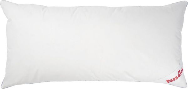 Paradies Federkissen Cleo Bio, Füllung: 70% Gänsefedern, 30% Gänsedaunen, Bezug: 100% Bio-Baumwolle, Seitenschläfer, Rückenschläfer, Bauchschläfer, kuschelige Entlastung von Kopf und Nacken
