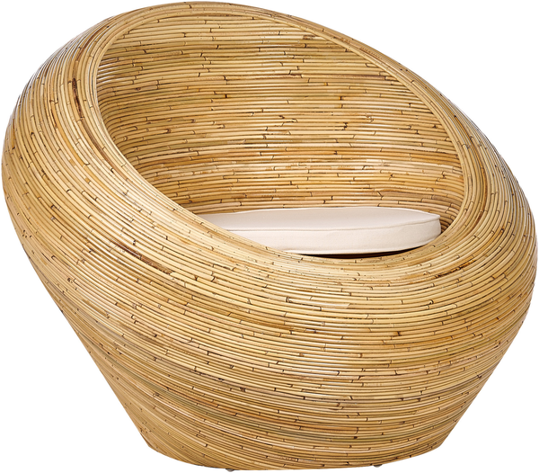 Garten Sessel MAIORI Rattan Natürlich