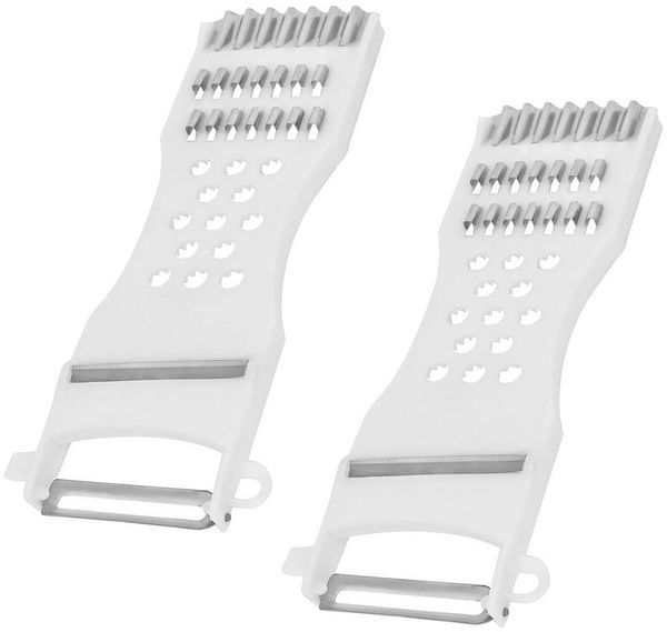 FELIXLEO Sparschäler 2x Multifunktional Sparschäler Edelstahl Spargelschäler, (2-tlg)