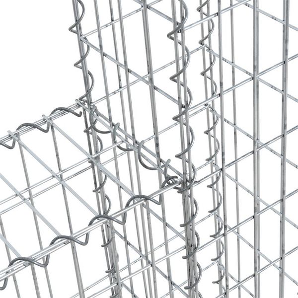 Gabionen Mauer Gartenzaun 160x20x150 cm Gabione Steinkorb Rank-Gitter Draht Bild 2