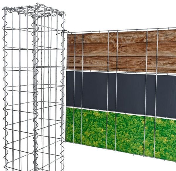 Gabionen Mauer Gartenzaun 160x20x150 cm Gabione Steinkorb Rank-Gitter Draht Bild 4