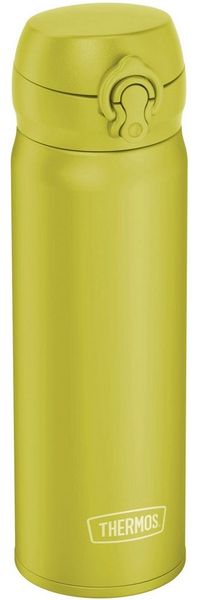 THERMOS ULTRALIGHT BOTTLE 0,50l, glowing green mat, Thermosflasche aus Edelstahl, 10 heiß / 20 h kalt, absolut dicht für Wasser, Tee, stille Getränke