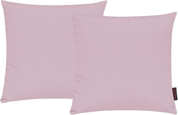 MAGMA Kissenhüllen FINO - ca. 50 x 50 cm - 2er Set altrose