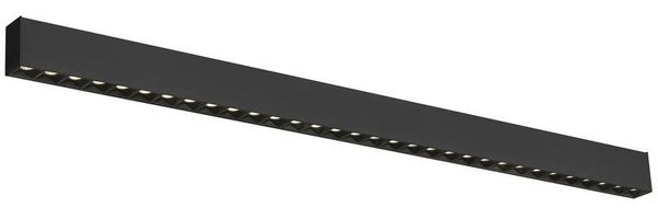 SLV GLENOS® PRO, Deckenaufbauleuchte, 1,2m, DALI, UGR19, 4000K, 30 W, 75°, schwarz - Wand- und Deckenleuchten