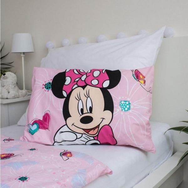 Disney Kinderbettwäsche Disney Bettwäsche Set Minnie Butterfly Baby, Renforcé, 2 teilig, 100% Baumwolle Bild 3
