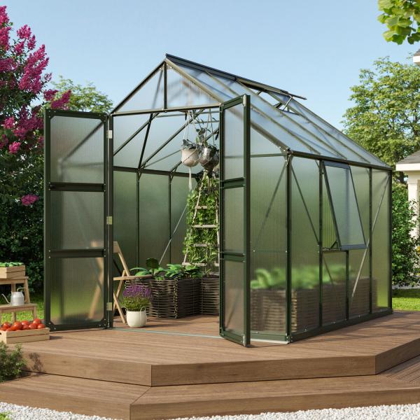 Vitavia Gewächshaus Olymp 6700, HKP 4mm, smaragd