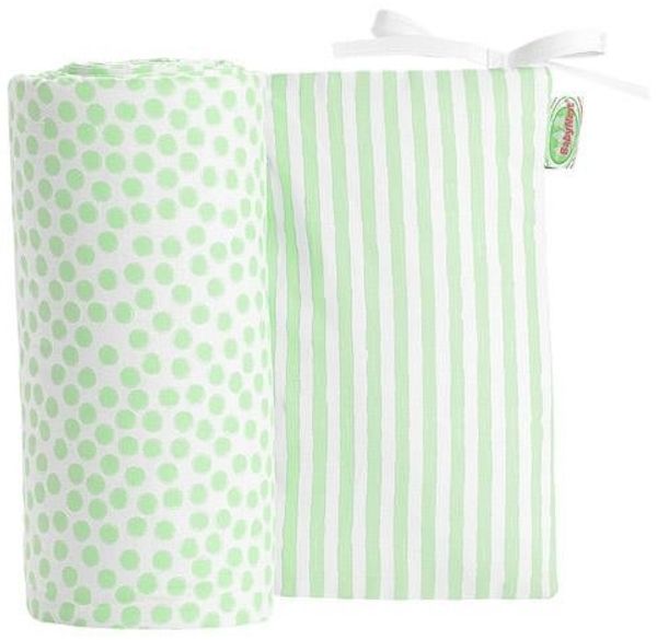 Odenwälder 4074 Wende Nestchen Dots/ Stripes Stripes Neon Mint