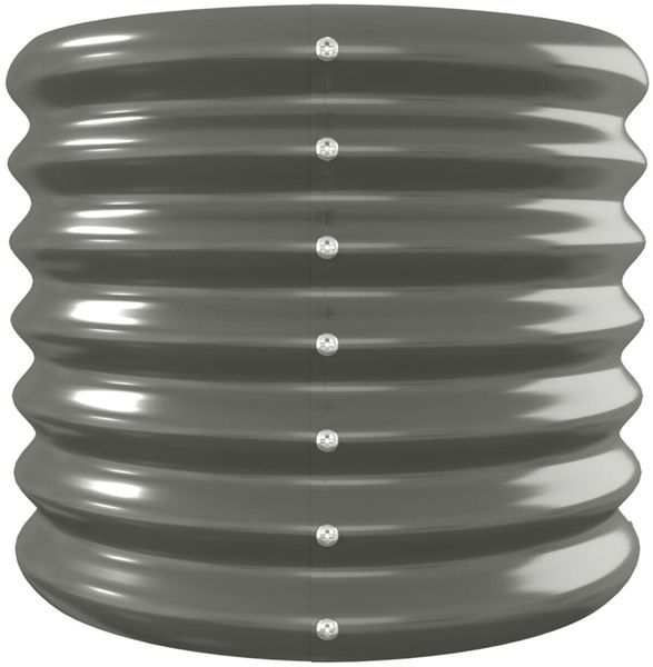 vidaXL Hochbeet Verzinkter Stahl 260x40x36 cm Grau 318879 Bild 4